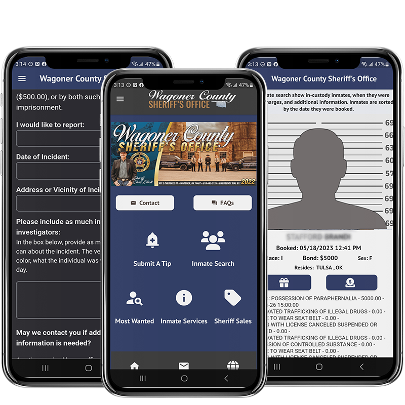 previews of the Wagoner county sheriffs app