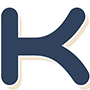 A Stylized Blue K