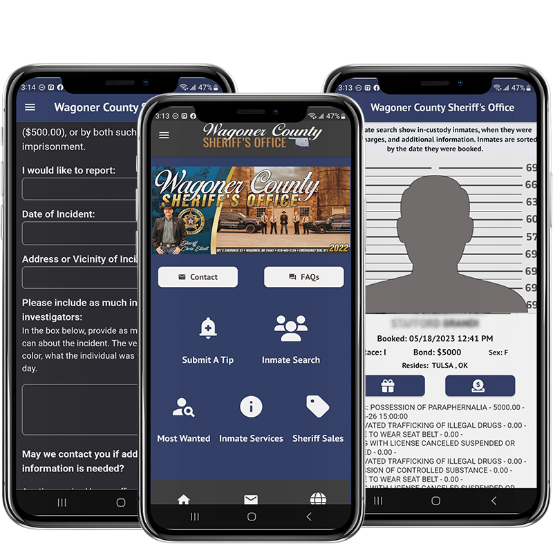 previews of the wagoner county sheriffs app